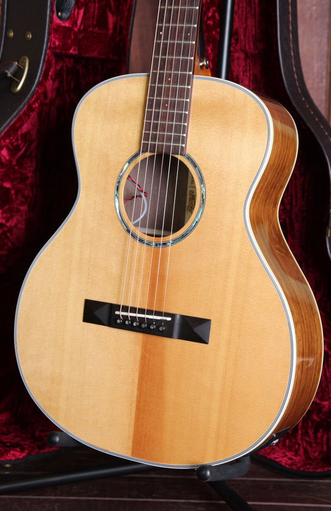 Tasman TA100M-E Mini GS Style Acoustic-Electric Guitar with Case