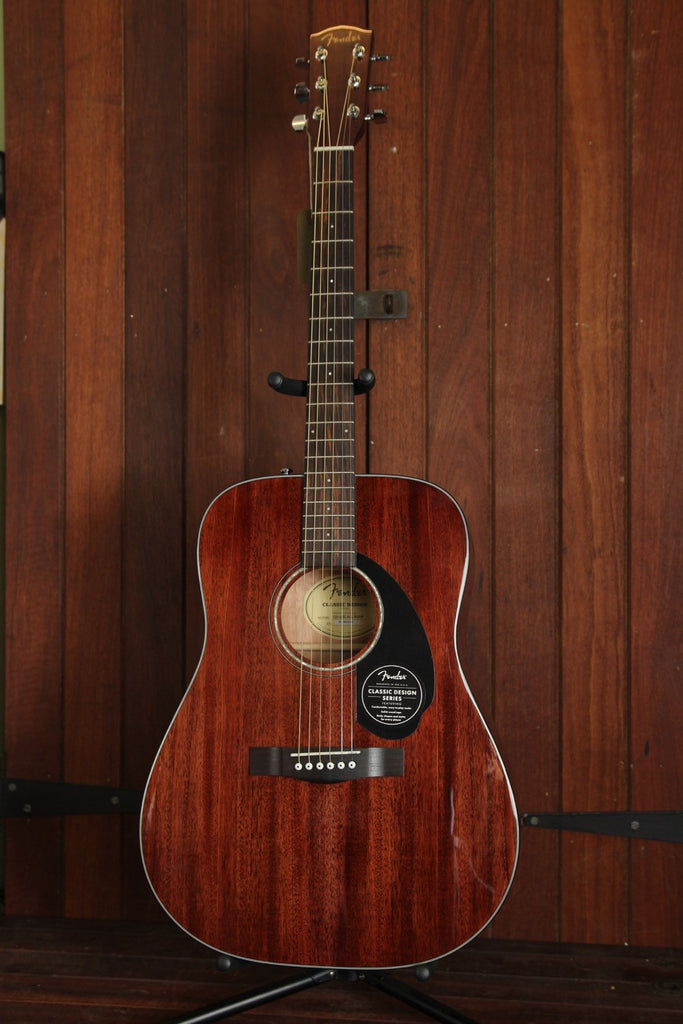 Fender CD-60S Dreadnought All Mahogany Acoustic Guitar