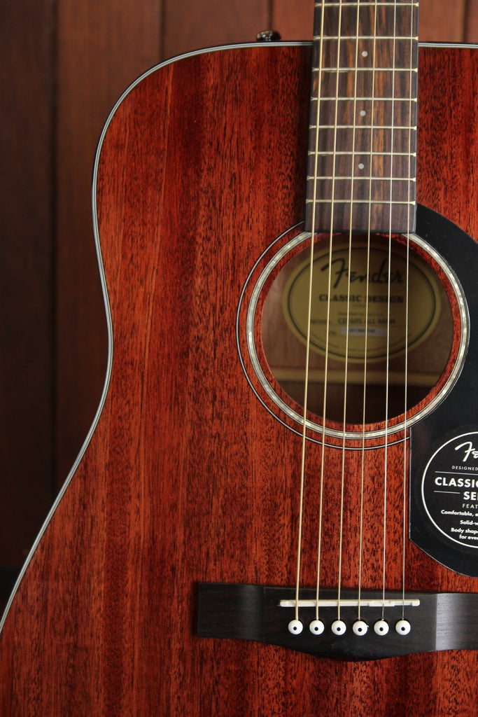 Fender CD-60S Dreadnought All Mahogany Acoustic Guitar