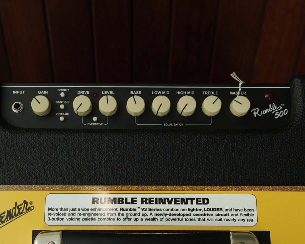 Fender Rumble 500 Combo Bass Amplifier - The Rock Inn
