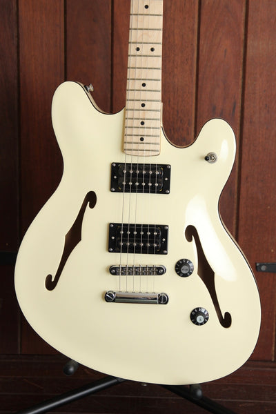 Squier Affinity Starcaster Semi-Hollow Guitar White