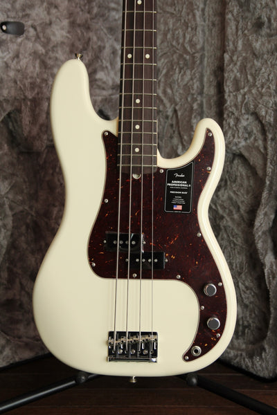 Fender American Professional II Precision Bass Olympic White Rosewood