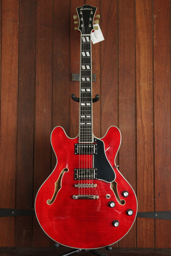 Eastman T486-RD Semi-Hollow Electric Guitar Red