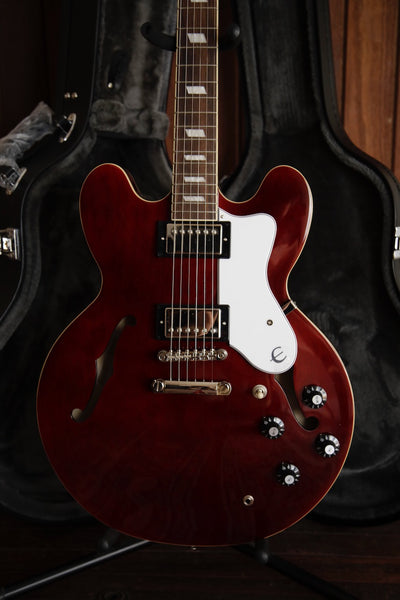 Epiphone Noel Gallagher Riviera Wine Red with Case