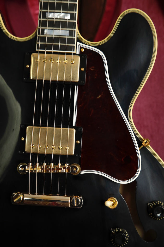 Gibson ES-355 Reissue Ebony VOS Electric Guitar