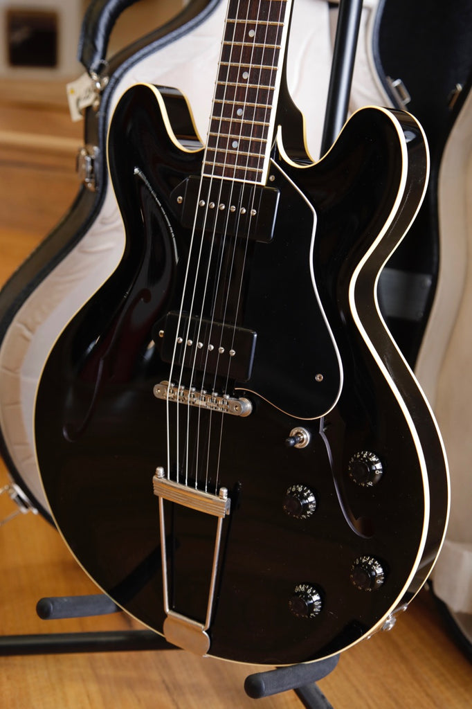 Collings I-30 LC Hollowbody Electric Guitar Blonde Aged Jet Black