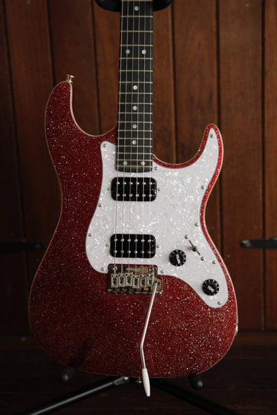 Jet Guitars JS-500 Red Sparkle Electric Guitar
