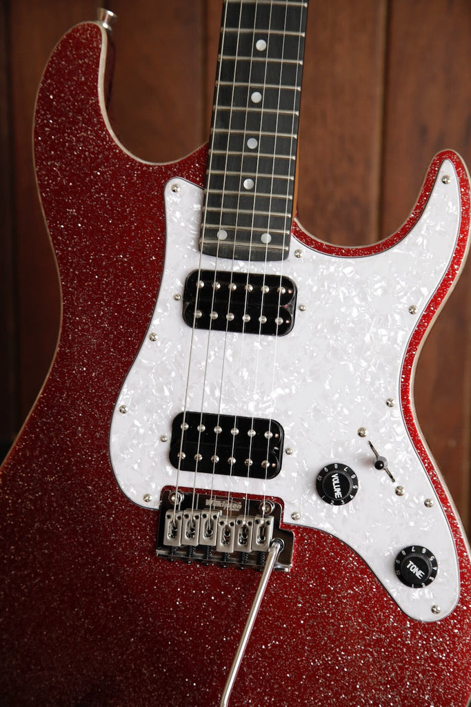 Jet Guitars JS-500 Red Sparkle Electric Guitar