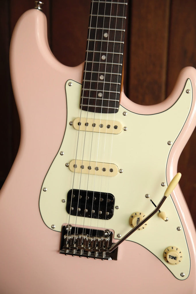 Jet Guitars JS-400-PK-R Pink HSS Electric Guitar