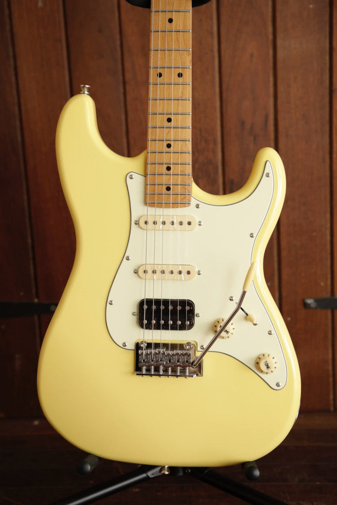 Jet Guitars JS-400-VYW Vintage Yellow HSS Electric Guitar