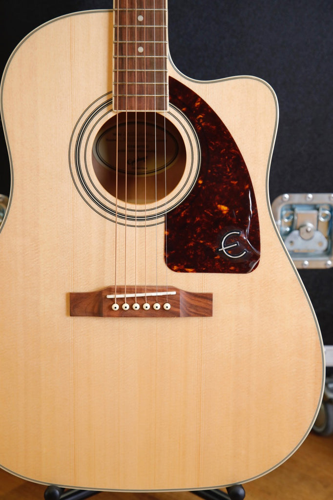 Epiphone J-45EC Studio Cutaway Natural Acoustic-Electric Guitar