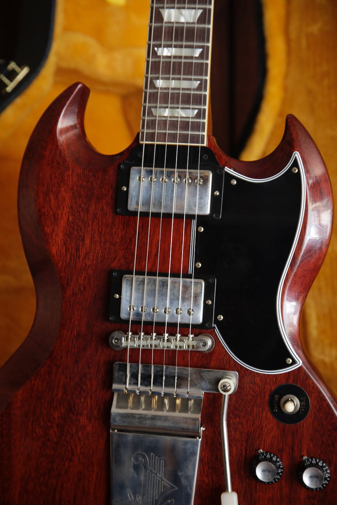 Gibson Custom Murphy Lab 1964 SG Standard With Maestro Vibrola Cherry Red Ultra Light Aged