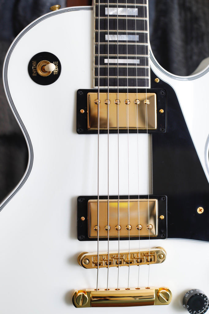 Gibson Custom Les Paul Custom Alpine White Electric Guitar