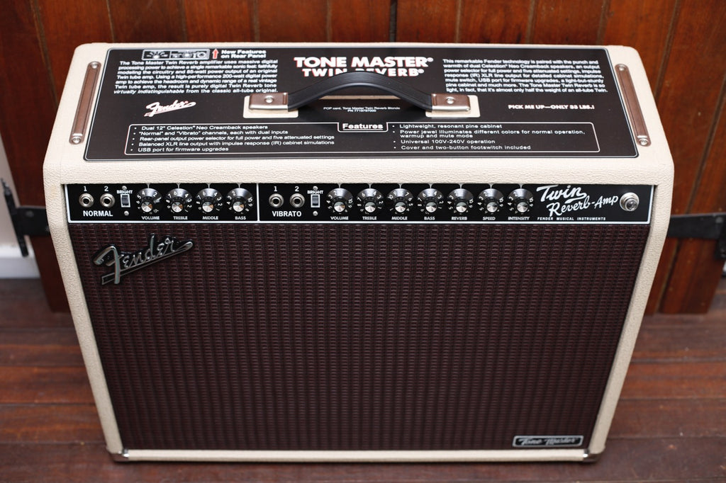 Fender Tone Master Twin Reverb Blonde 2x12 Guitar Combo