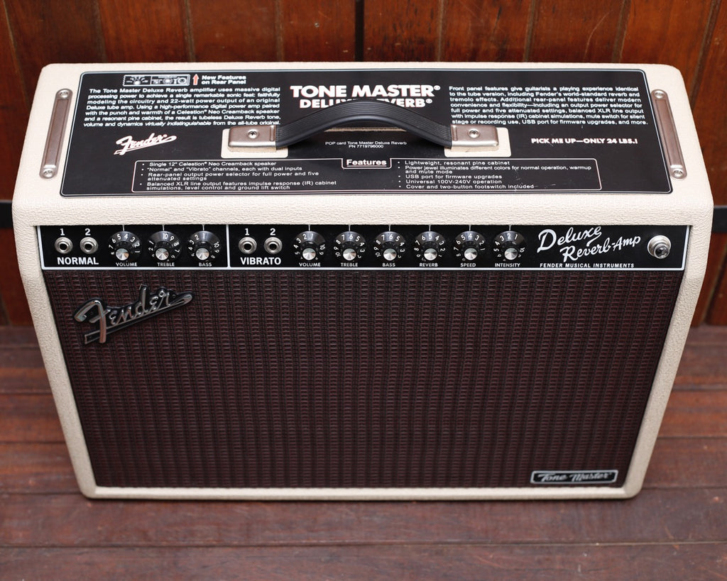 Fender Tone Master Deluxe Reverb Blonde 1x12 Guitar Combo
