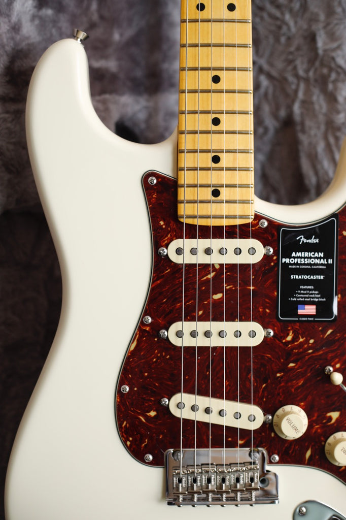 Fender American Professional II Stratocaster Olympic White Maple