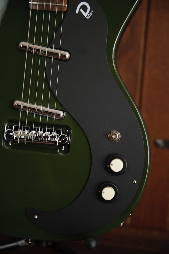 Danelectro '59M Blackout Electric Guitar Green Envy