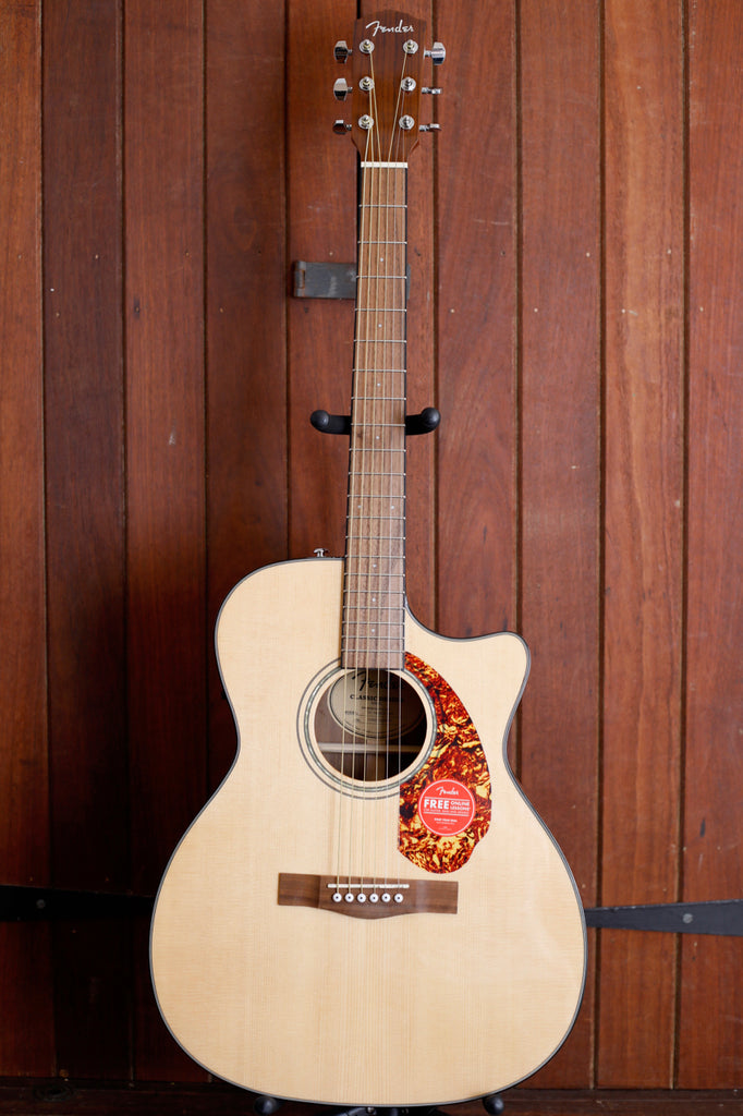 Fender CC-140SCE Cutaway Concert Acoustic-Electric Guitar + Case