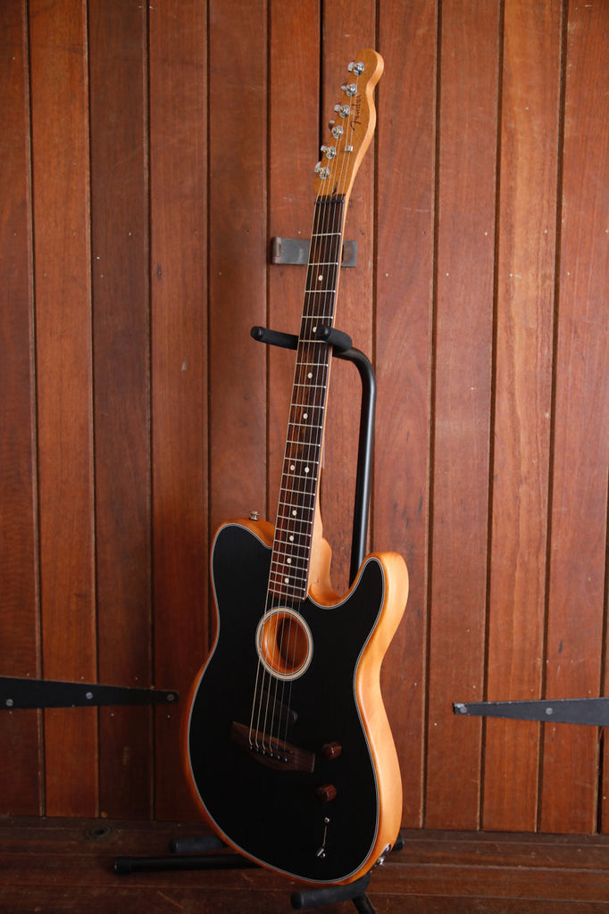 Fender Acoustasonic Player Series Telecaster Electric-Acoustic Black Brushed