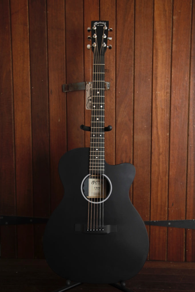 Martin OMCX1E Cutaway Acoustic-Electric Guitar Black