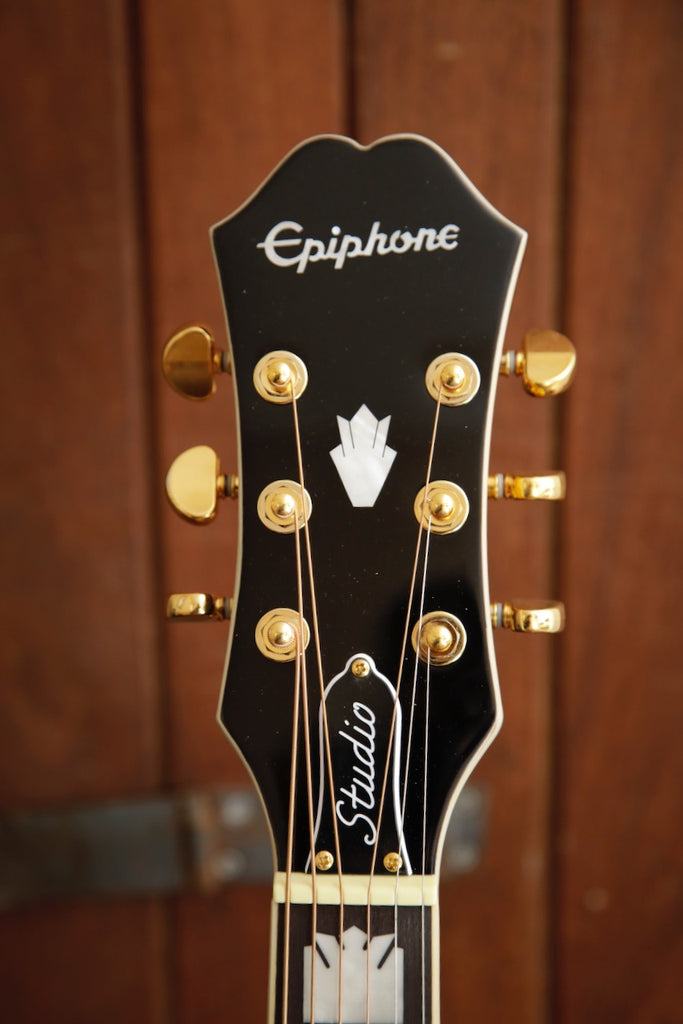 Epiphone J-200EC Studio Acoustic-Electric Guitar Vintage Sunburst