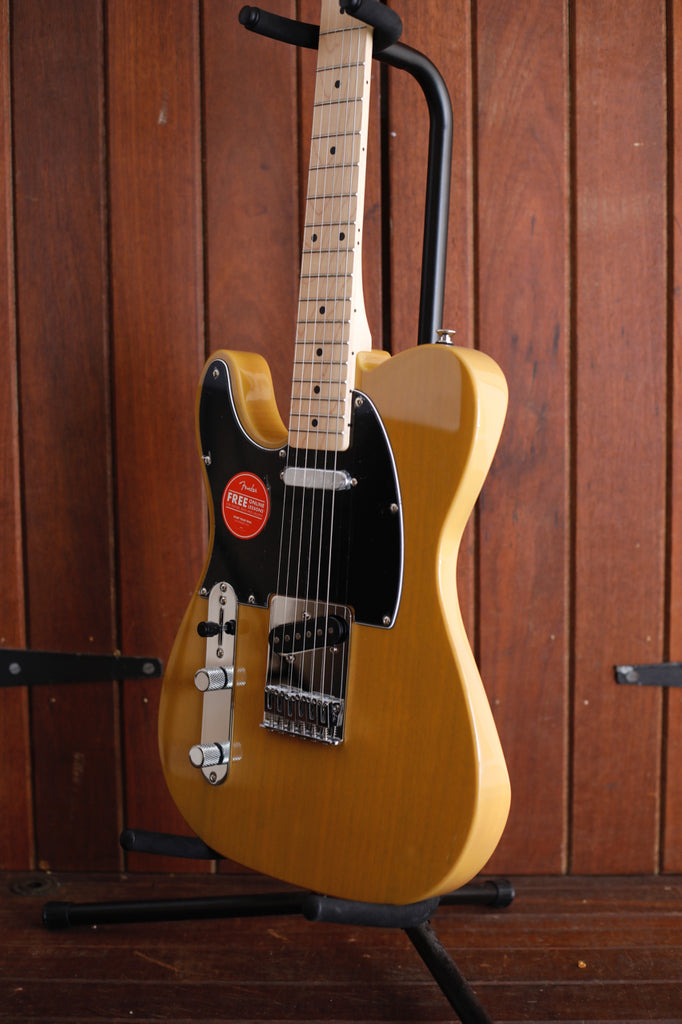 Squier Affinity Telecaster Electric Guitar Butterscotch Blonde Left Handed