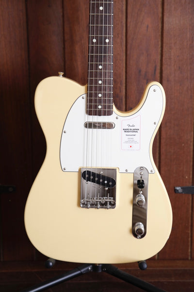 Fender Traditional II 60's Telecaster Guitar Made in Japan Vintage White