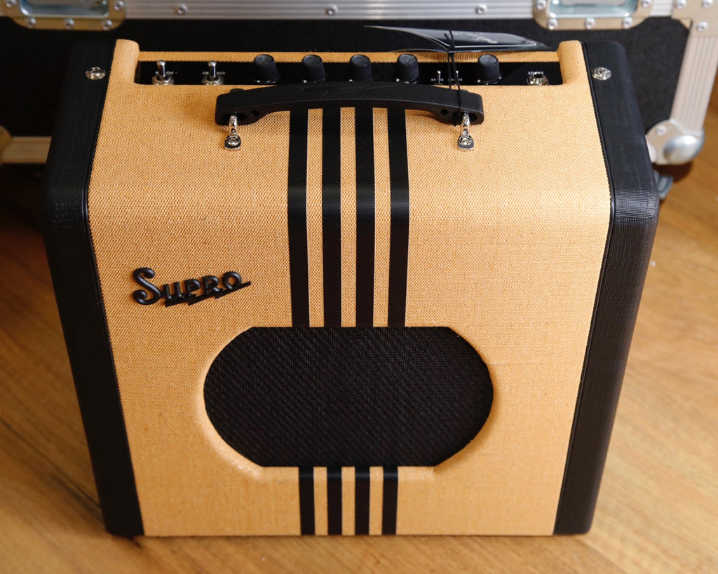 Supro Delta King 10 Combo 1x10 Amplifier Black/Tweed