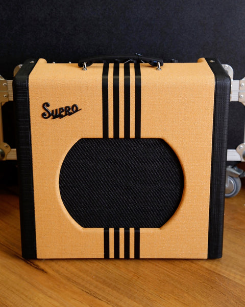 Supro Delta King 12 Combo 1x12 Amplifier Black/Tweed
