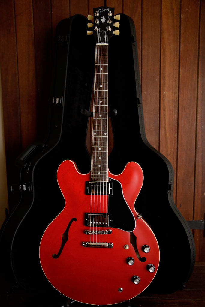 Gibson ES-335 Satin Cherry Semi-Hollow Electric Guitar