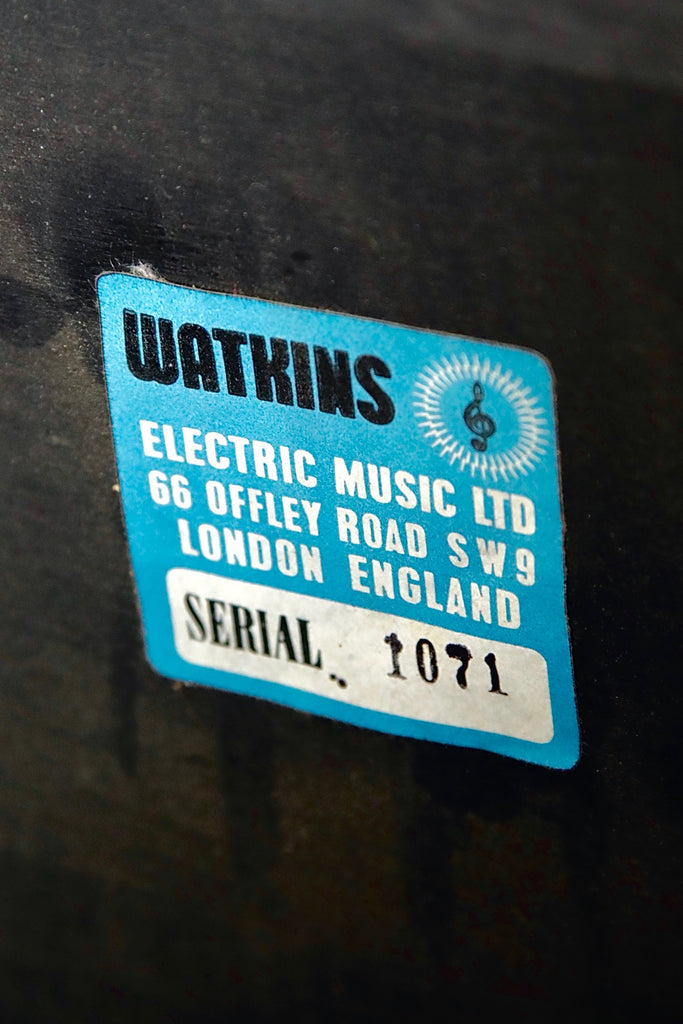 WEM/Watkins Electric Music Vintage 1960's 15W Amplifier Valve Head + Cabinet Pre-Owned