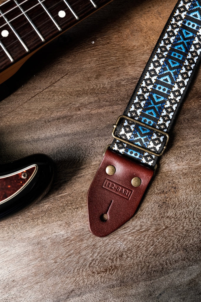 12 Bar Guitar - Rimba Handmade Traditional Guitar Strap