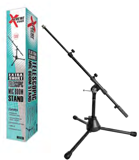 Mic Stand - Extra Short MA411B AMS Adjustable Microphone Stand - The Rock Inn