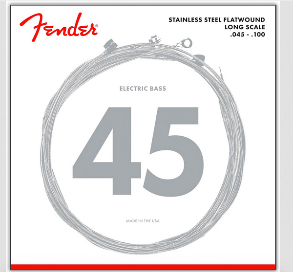 Fender 9050L Flatwound Stainless Steel Bass Strings 45-100