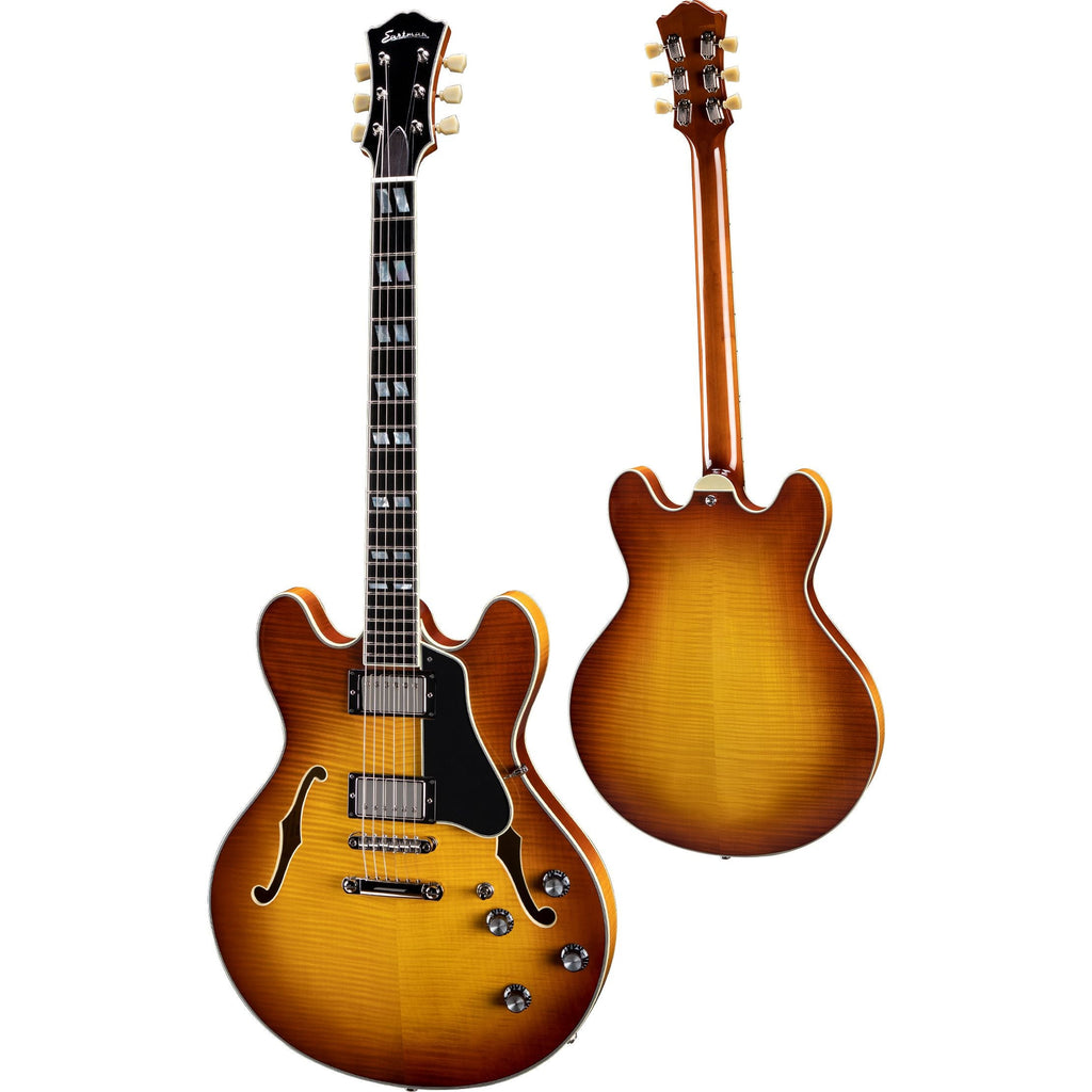 Eastman T486-GB Semi-Hollow Electric Guitar Gold Burst