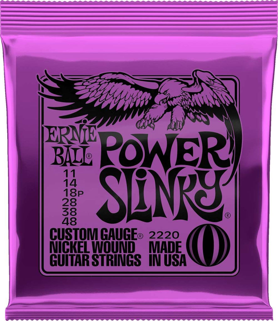 Ernie Ball 11-48 Nickel Power Slinky Electric Guitar Strings 2220