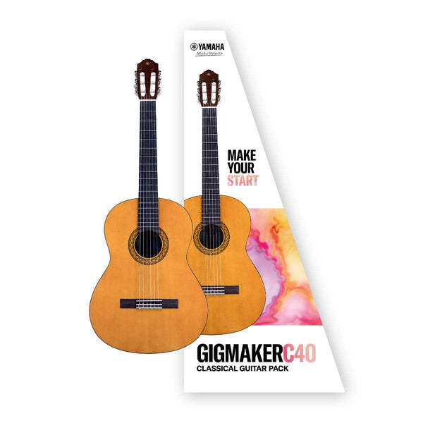 Yamaha GIGMAKER C40 Full-sized Nylon String Guitar w/Tuner and Bag