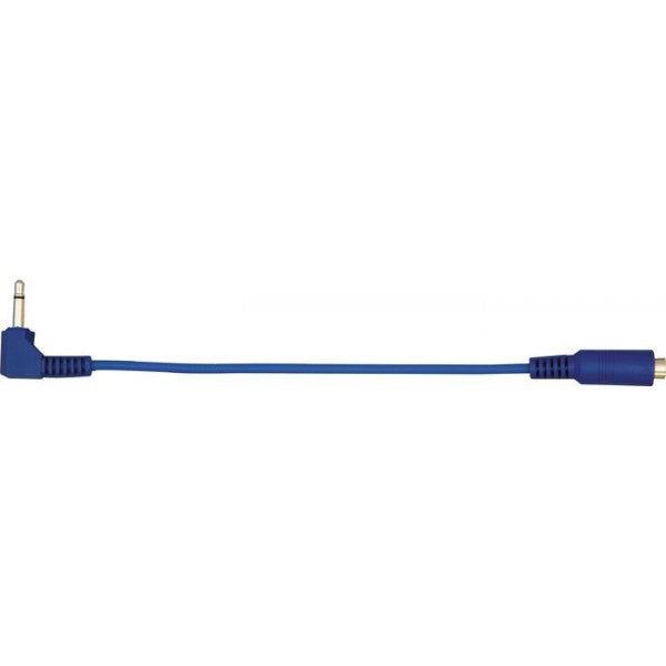 Power-All Cable-Blue 3.5" Right Angle Phone Plug Cable Godlylike