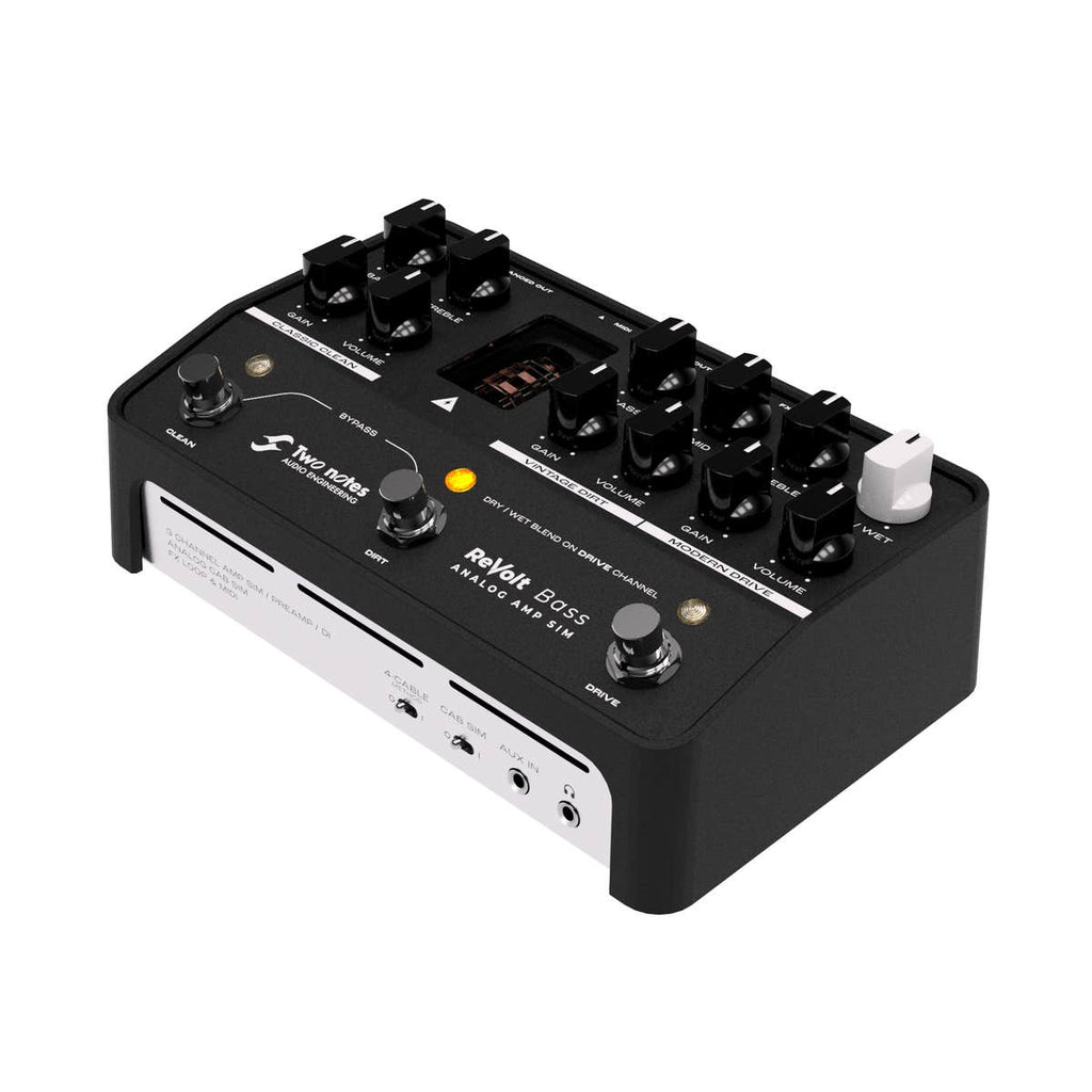 Two Notes Revolt Bass Amp Simulator Pedal
