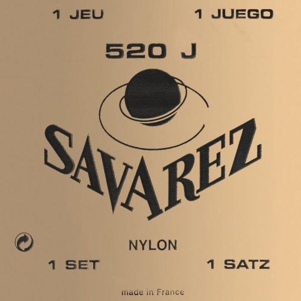 Savarez 520 J Yellow Traditional Classical Guitar Strings Very High Tension