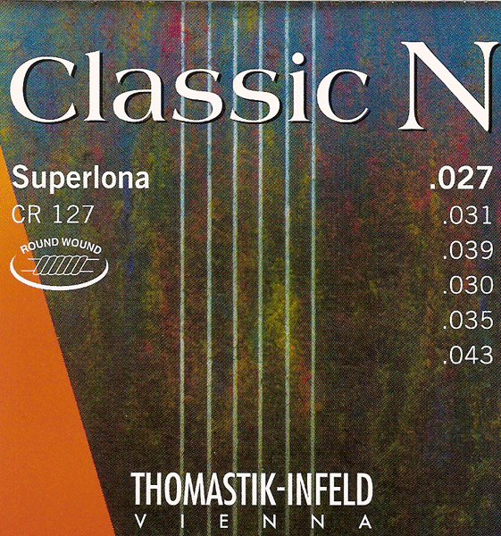 Thomastik CR127 Classic N Series Superlona Classical Guitar Strings, Normal Tension