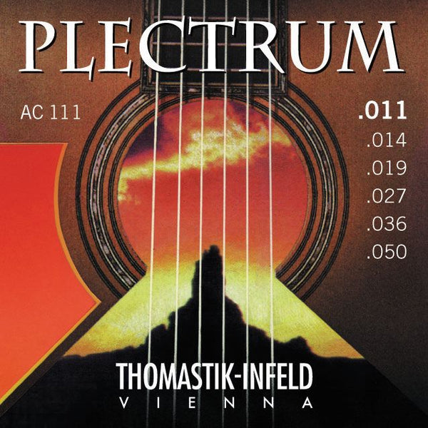 Thomastik Plectrum Bronze 11-50 Acoustic Guitar Strings AC111 Light
