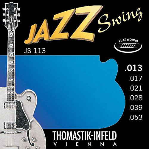 Thomastik Swing Series 13-53 Acoustic/Electric Jazz Guitar Strings JS113 Medium